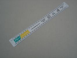 Image of a flexible flast scale rule