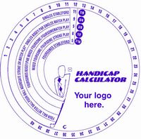 Image of a golf handicap disc