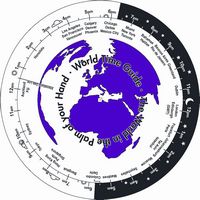 Image of a world time guide