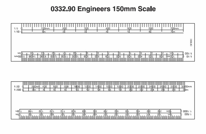 Download 150mm Engineers Oval Scale Rule PDF Template